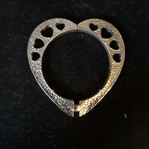 Weighted Heavy Heart Bracelet